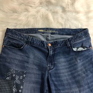 Old Navy rockstar mid rise jeans